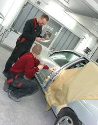 Bei der Arbeit!